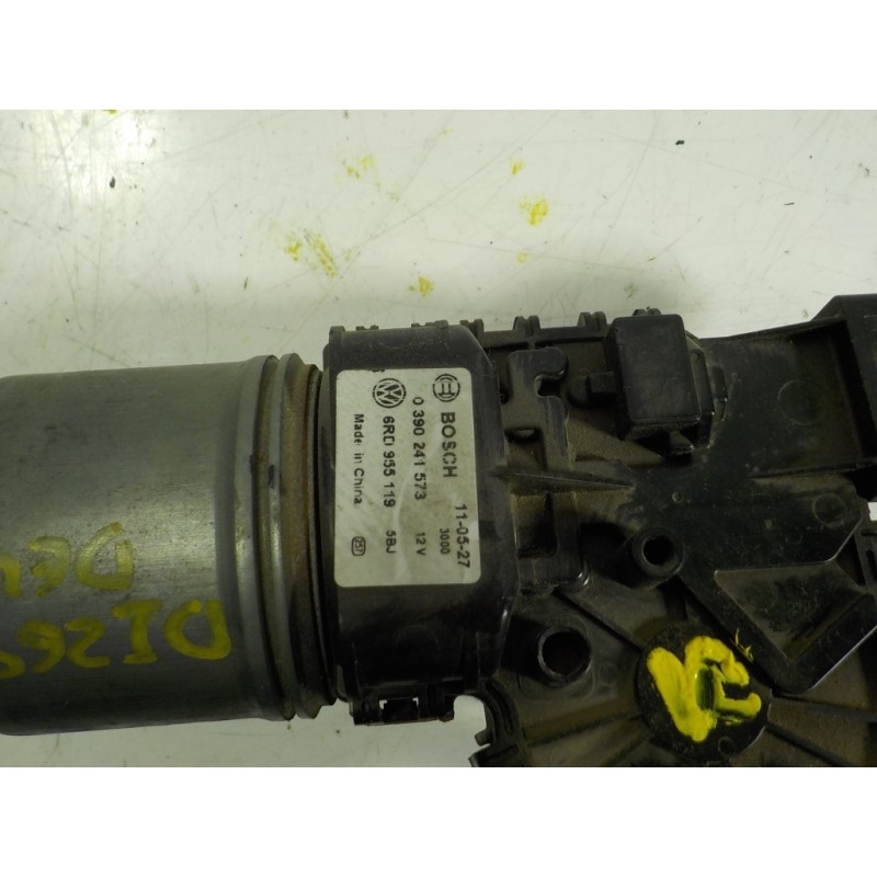 Recambio de motor limpia delantero para volkswagen polo (6r1) 1.6 tdi referencia OEM IAM 6R1955023C 6RD955119 0390241573