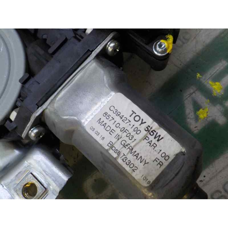 Recambio de elevalunas delantero derecho para toyota verso 1.6 d-4d cat referencia OEM IAM 698100F021 857100F031 C39427100