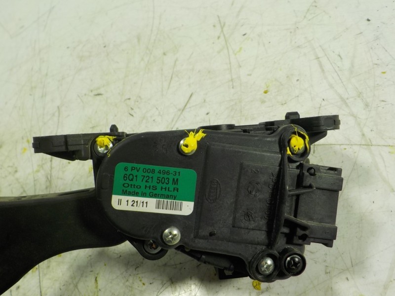 Recambio de potenciometro pedal para volkswagen polo (6r1) 1.6 tdi referencia OEM IAM 6Q1721503M 6Q1721503M 6PV00849631