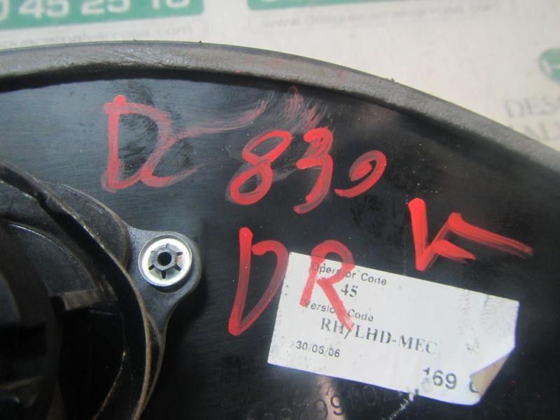 Recambio de espejo derecho para fiat panda (169) 1.2 cat referencia OEM IAM   