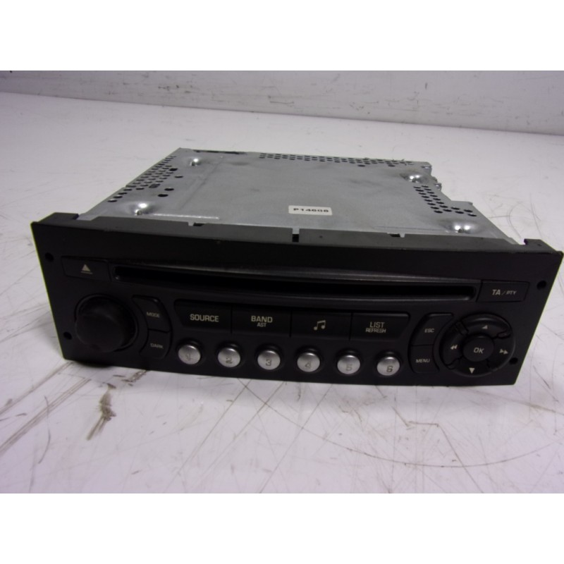 Recambio de sistema audio / radio cd para citroën berlingo cuadro 1.6 16v hdi fap referencia OEM IAM 6574PP 96775574XT00 