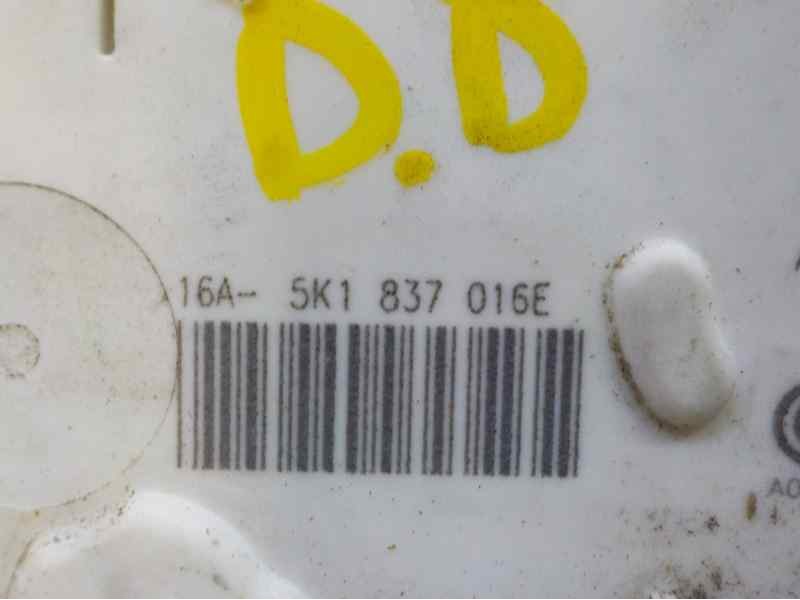 Recambio de cerradura puerta delantera derecha para volkswagen polo (6c1) 1.2 tsi referencia OEM IAM 5K1837016J 5K1837016E 