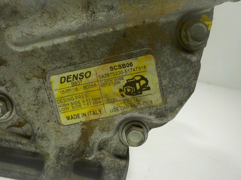 Recambio de compresor aire acondicionado para fiat panda (319) 1.2 cat referencia OEM IAM  51747318 