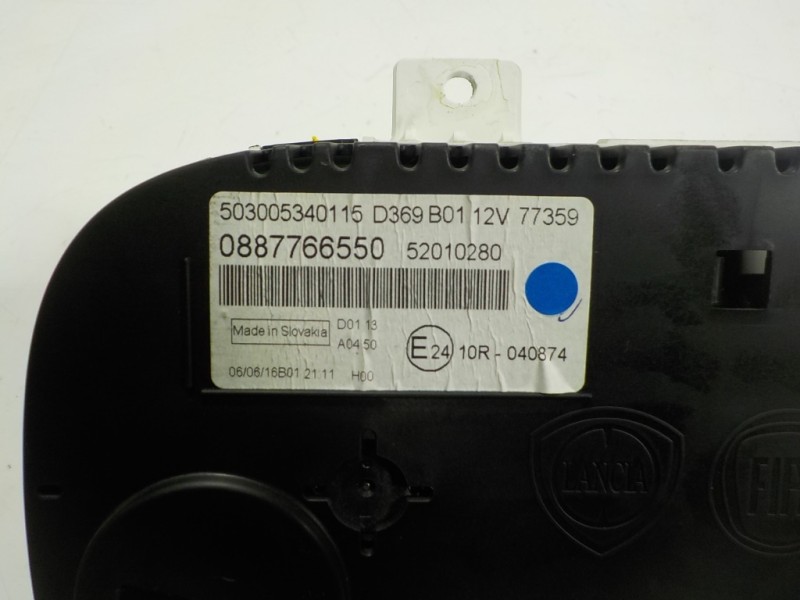 Recambio de cuadro instrumentos para fiat panda (319) 1.2 cat referencia OEM IAM  08877665500 