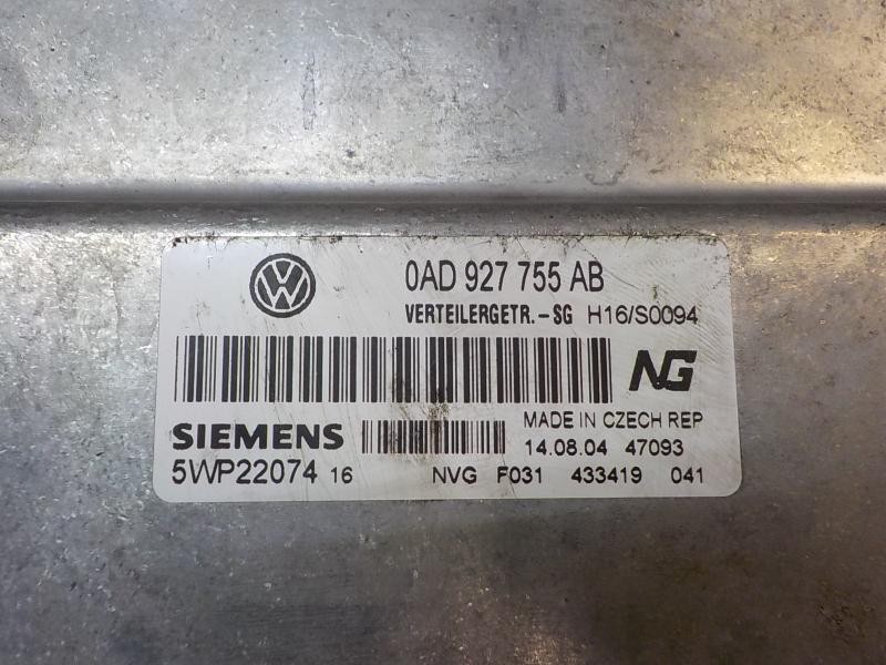 Recambio de modulo electronico para volkswagen touareg (7la) tdi v10 referencia OEM IAM 0AD927755BE 0AD927755AB 5WP22074