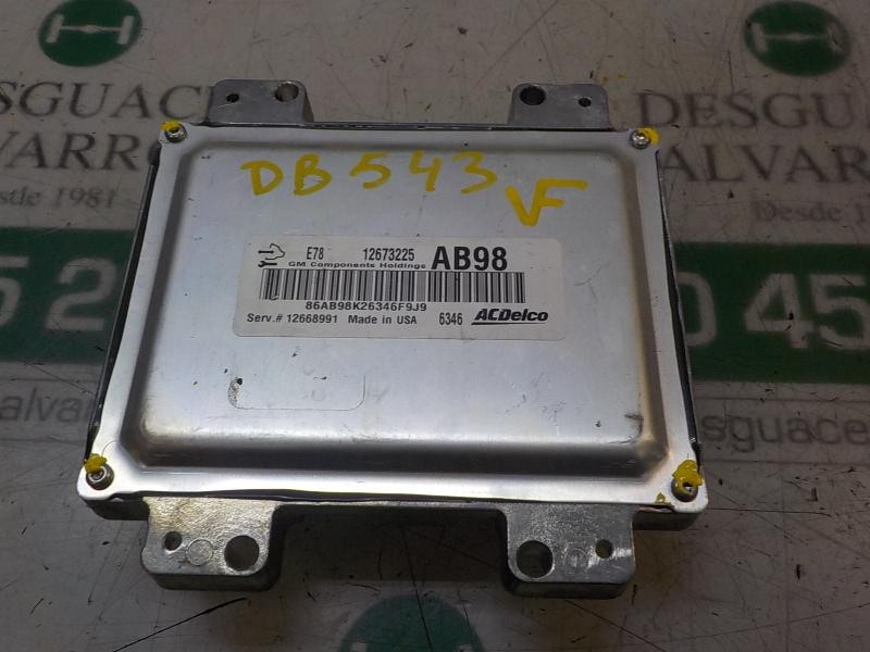 Recambio de centralita motor uce para opel zafira (c) excellence referencia OEM IAM 12668991 12673225 