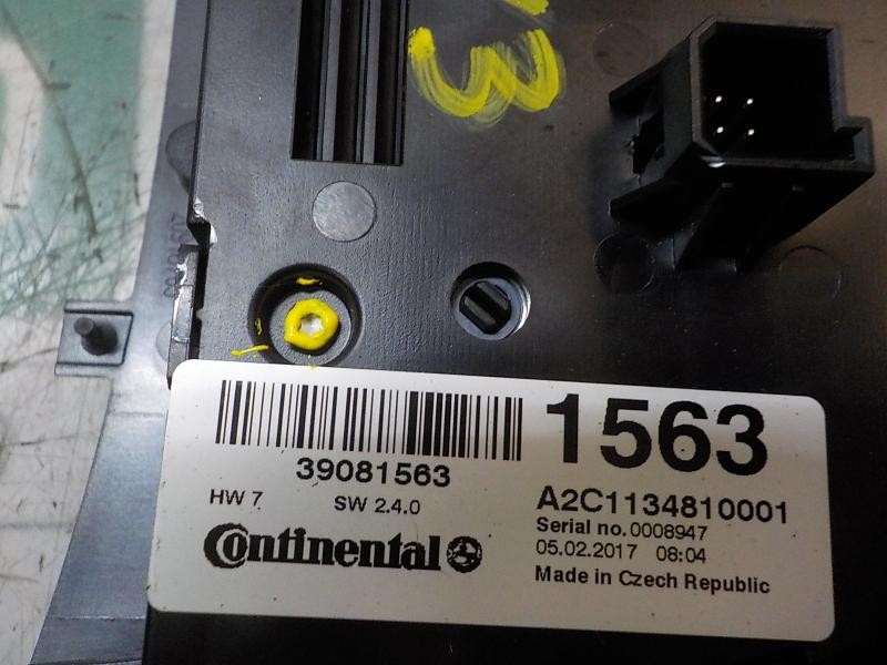 Recambio de mando climatizador para opel zafira (c) excellence referencia OEM IAM 39081563 39081563 A2C1134810001