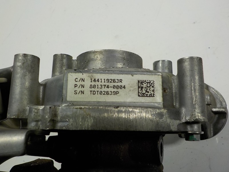 Recambio de turbocompresor para dacia sandero 1.5 dci diesel fap cat referencia OEM IAM  144119263R 