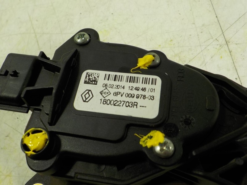 Recambio de potenciometro pedal para dacia sandero 1.5 dci diesel fap cat referencia OEM IAM 180022703R 180022703R 