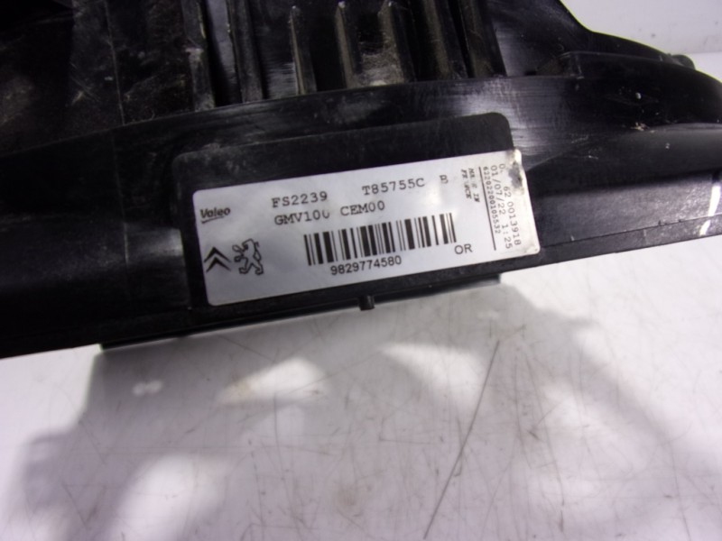 Recambio de electroventilador para citroën c3 1.2 12v vti / puretech referencia OEM IAM 9829774580 9829774580 