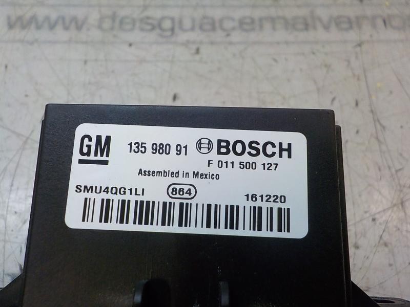Recambio de resistencia calefaccion para opel zafira (c) excellence referencia OEM IAM 13598091 13598091 011500127