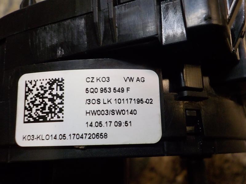 Recambio de anillo airbag para seat leon st (5f8) 1.6 tdi referencia OEM IAM 5Q0953549E 5Q0953549F 