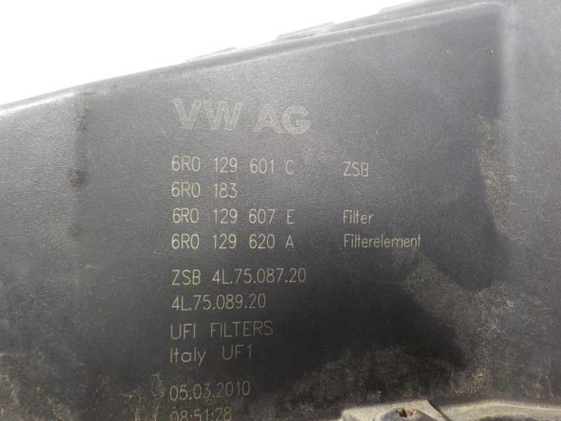 Recambio de filtro aire para seat ibiza (6j5) 1.6 tdi referencia OEM IAM 6R0129607E 6R0129601C 