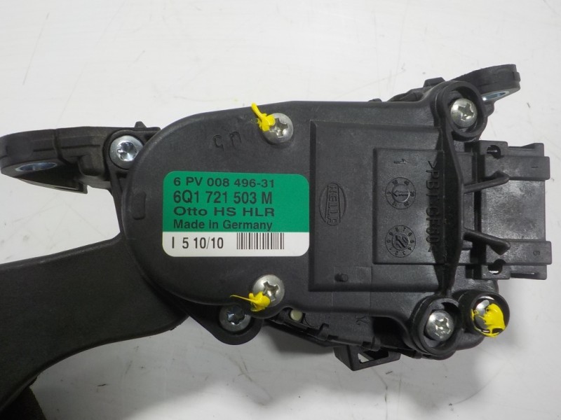 Recambio de potenciometro pedal para seat ibiza (6j5) 1.6 tdi referencia OEM IAM 6Q1721503M 6Q1721503M 
