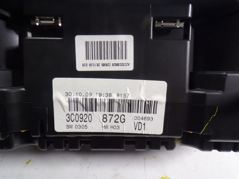 Recambio de cuadro instrumentos para volkswagen passat variant (3c5) 2.0 tdi referencia OEM IAM 3C0920872G 3C0920872G A2C5323892
