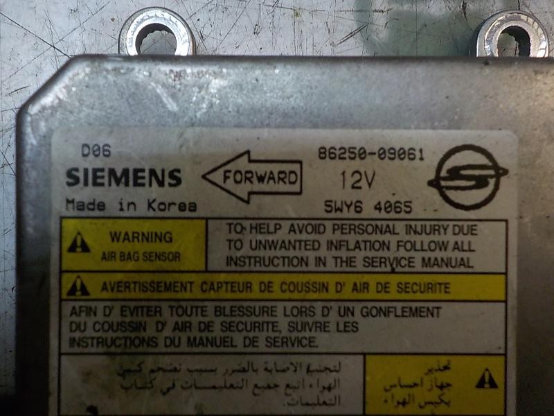 Recambio de centralita airbag para ssangyong kyron 200 xdi limited referencia OEM IAM   