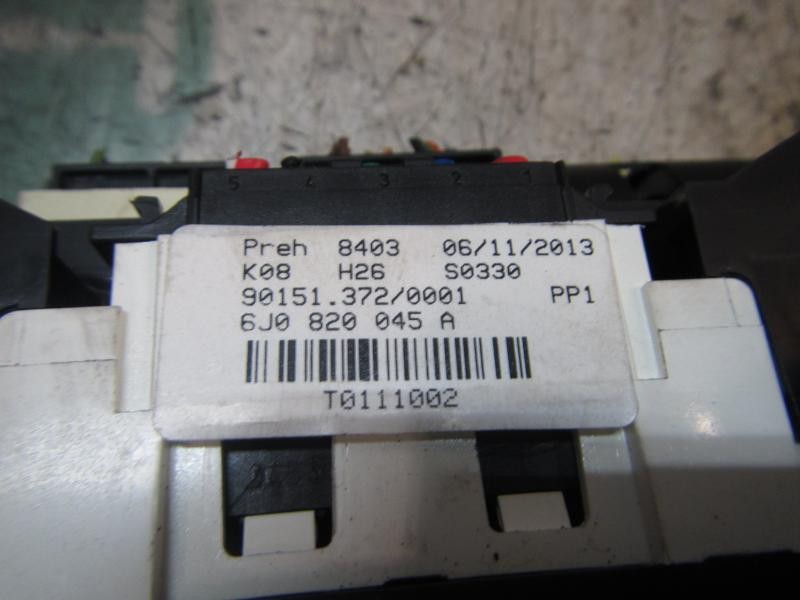 Recambio de mando calefaccion / aire acondicionado para seat ibiza sc (6j1) reference referencia OEM IAM 6J0820045ANEE 6J0820045