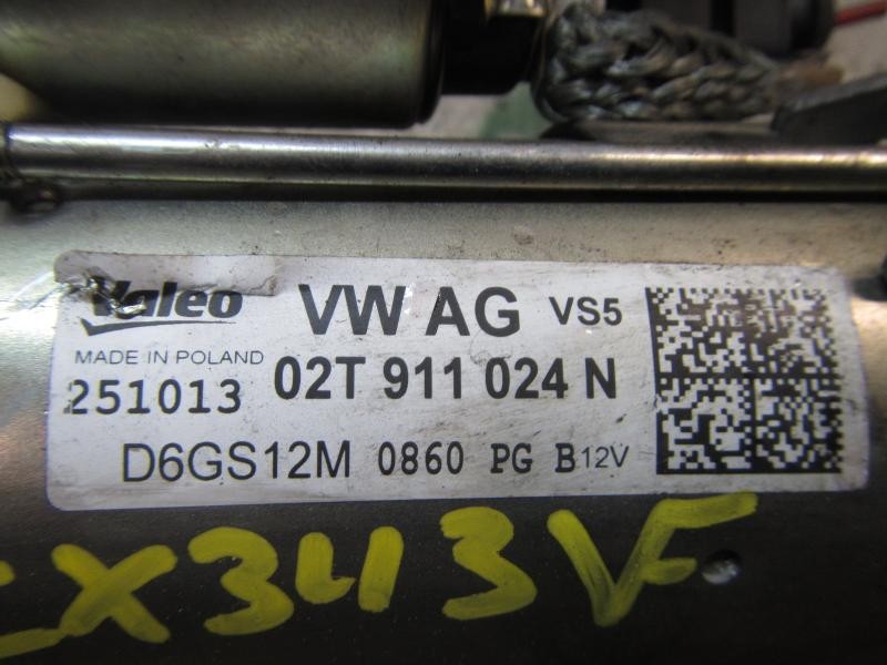 Recambio de motor arranque para seat ibiza sc (6j1) reference referencia OEM IAM 02T911024N 02T911024N 