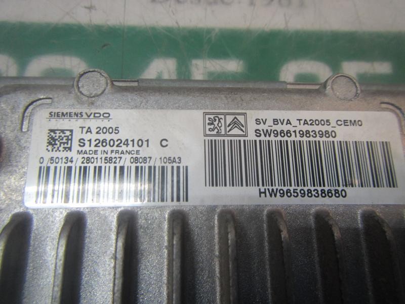 Recambio de centralita motor uce para peugeot 308 1.6 16v referencia OEM IAM   