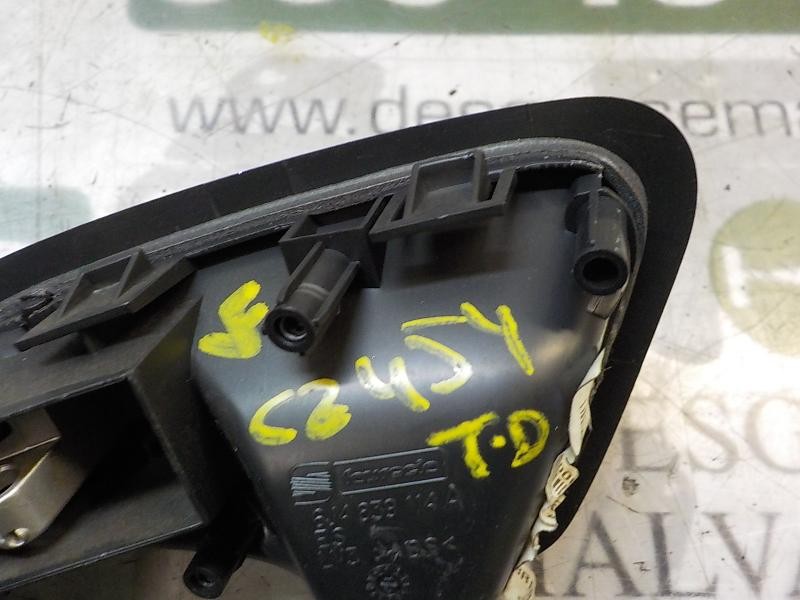 Recambio de maneta interior trasera derecha para seat ibiza (6j5) 1.4 16v referencia OEM IAM 6J4839114AAH1  