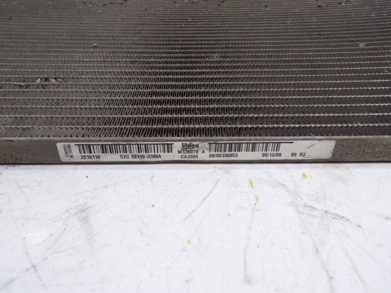 Recambio de condensador aire acondicionado para nissan qashqai (j10) acenta referencia OEM IAM 92100JD200 92110JD00A 