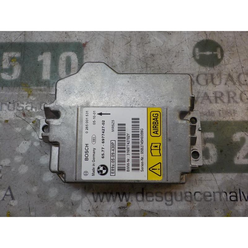 Recambio de centralita airbag para bmw serie 1 berlina (e81/e87) 118d referencia OEM IAM 65779184432 6577697742702 0285001531