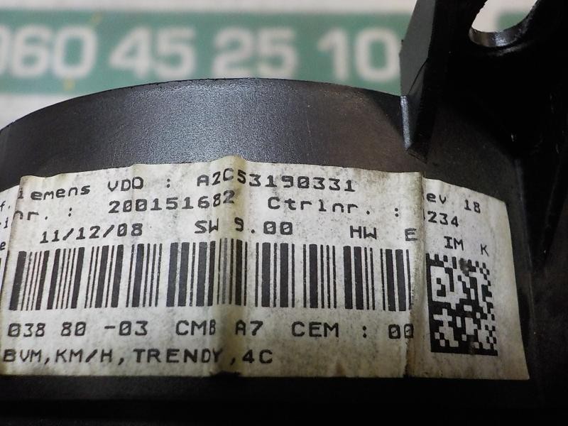 Recambio de cuadro instrumentos para peugeot 207 1.4 referencia OEM IAM   