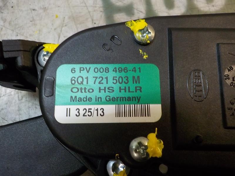 Recambio de potenciometro pedal para skoda fabia (5j2 ) ambition referencia OEM IAM 6Q1721503M 6Q1721503M 
