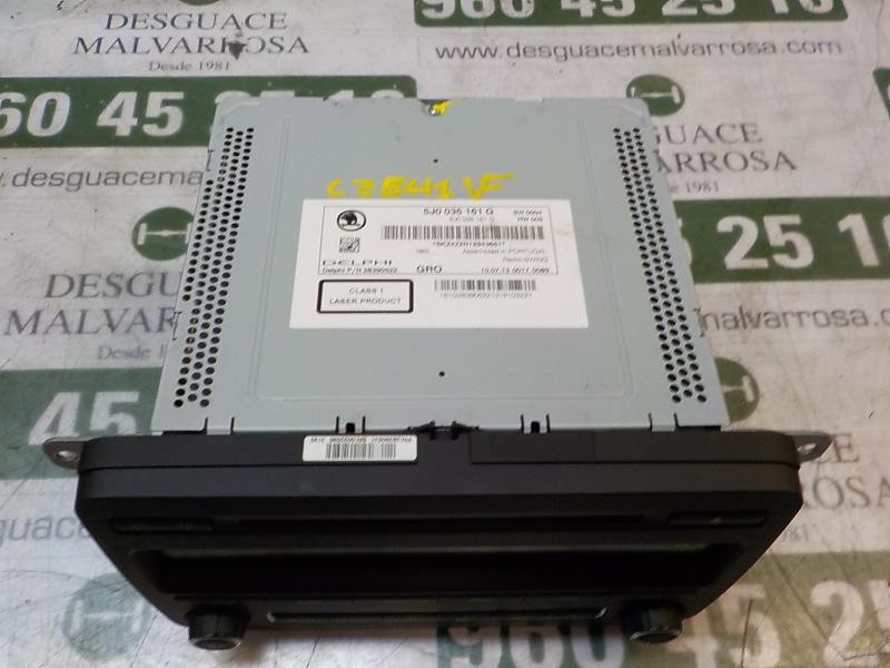 Recambio de sistema audio / radio cd para skoda fabia (5j2 ) ambition referencia OEM IAM 5J0035161G 5J0035161G 