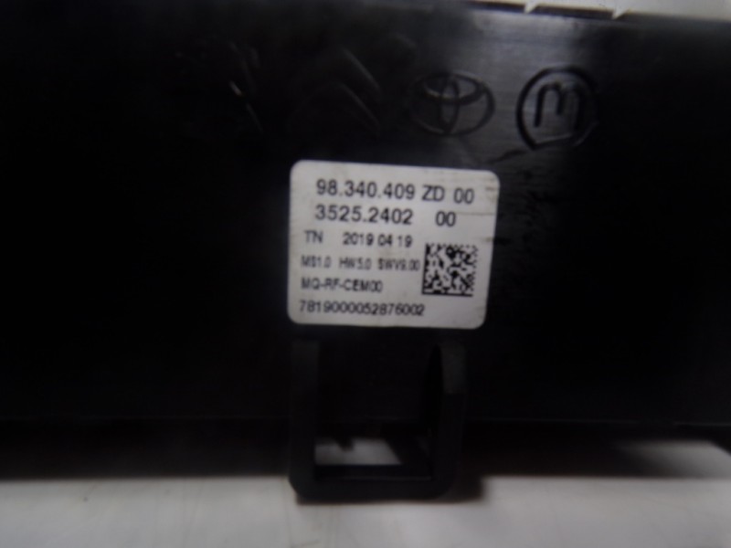 Recambio de mando climatizador para peugeot rifter 1.5 blue-hdi fap referencia OEM IAM 98075413ZD 98340409ZD 35252402