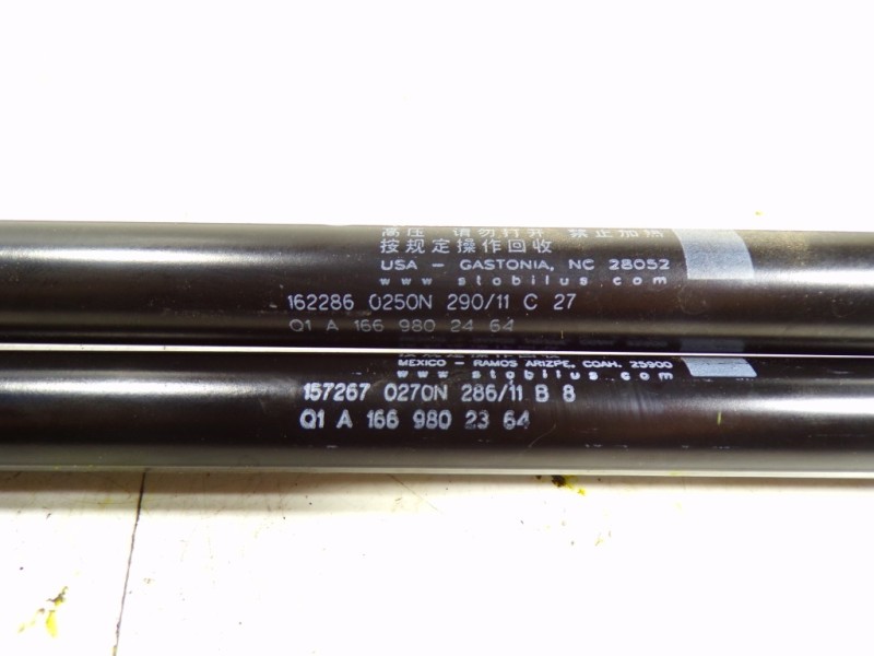 Recambio de amortiguador capot para mercedes-benz clase m (w166) ml 250 bluetec (166.004) referencia OEM IAM A1669802364 A166980