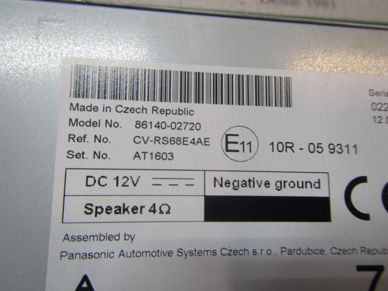 Recambio de sistema navegacion gps para toyota corolla hybrid referencia OEM IAM 8614002720 8614002720 