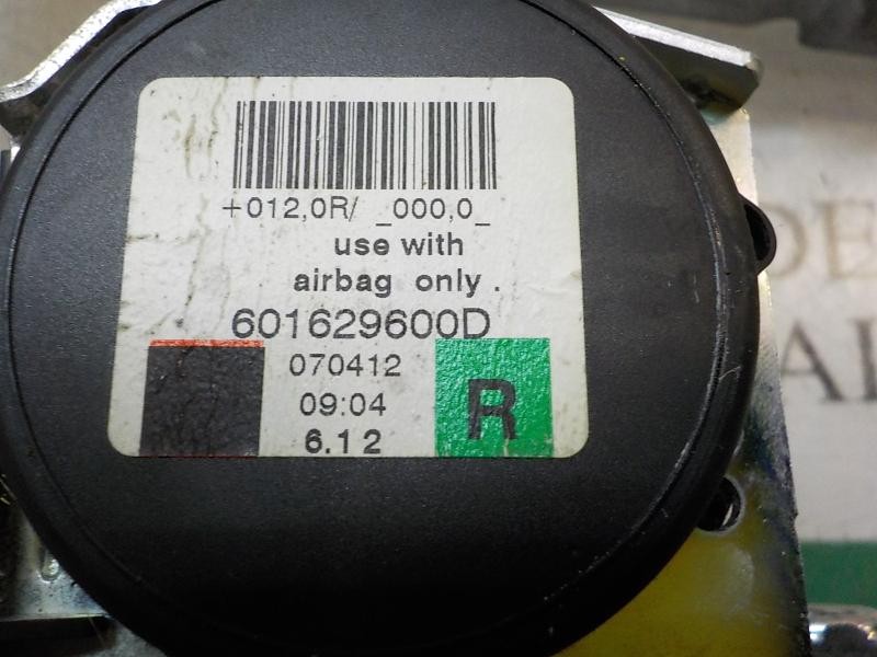 Recambio de cinturon seguridad delantero derecho para bmw serie 5 touring (e61) 520d referencia OEM IAM 72119138252 601629600D 6