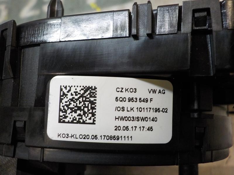 Recambio de anillo airbag para seat leon st (5f8) 1.6 tdi referencia OEM IAM 5Q0953549E 5Q0953549F 