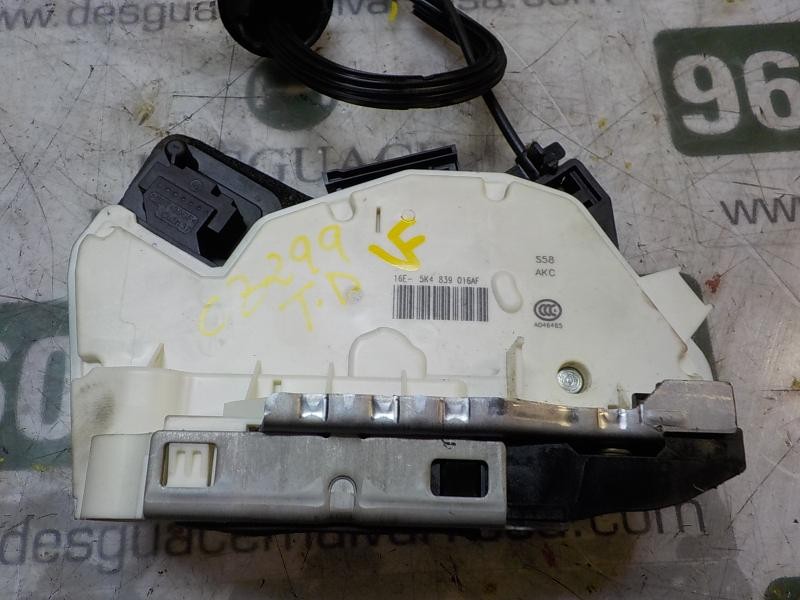 Recambio de cerradura puerta trasera derecha para seat leon st (5f8) 1.6 tdi referencia OEM IAM 5K4839016AF  