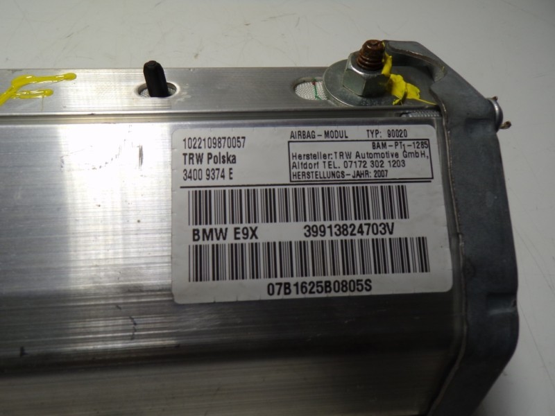 Recambio de airbag delantero derecho para bmw serie 3 cabrio (e93) 320i referencia OEM IAM 72129138247 39913824703V 102210987005