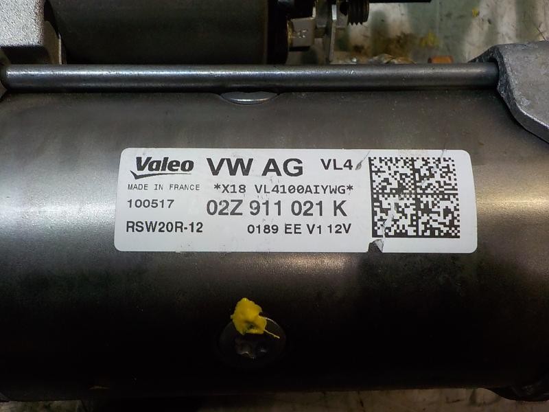 Recambio de motor arranque para seat leon st (5f8) 1.6 tdi referencia OEM IAM 02Z911021K 02Z911021K 