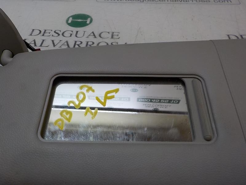 Recambio de parasol izquierdo para bmw serie 5 touring (e61) 520d referencia OEM IAM 51167897605  