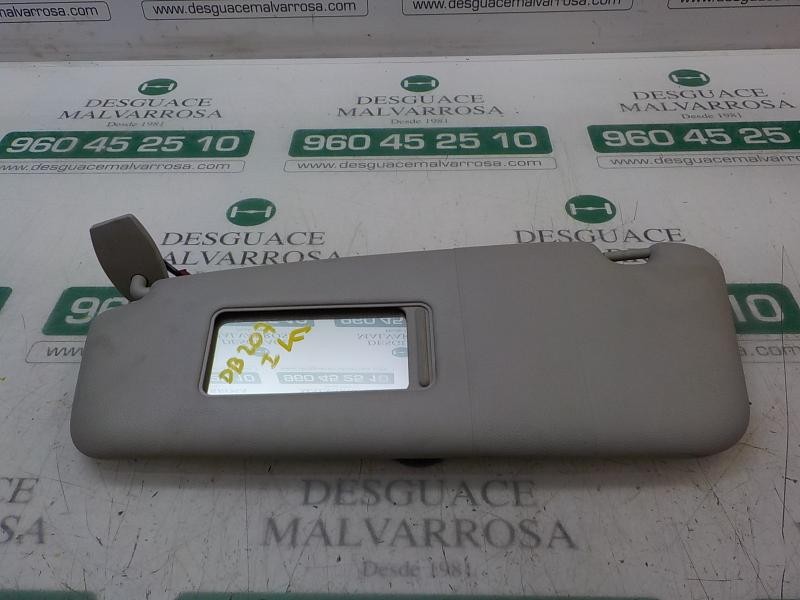 Recambio de parasol izquierdo para bmw serie 5 touring (e61) 520d referencia OEM IAM 51167897605  