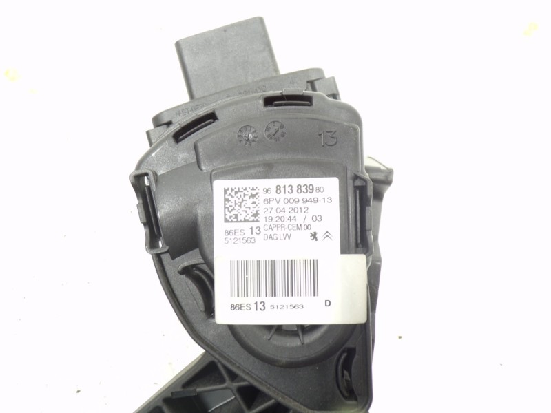 Recambio de potenciometro pedal para citroën c3 picasso 1.6 hdi fap referencia OEM IAM 1601AC 9681383980 