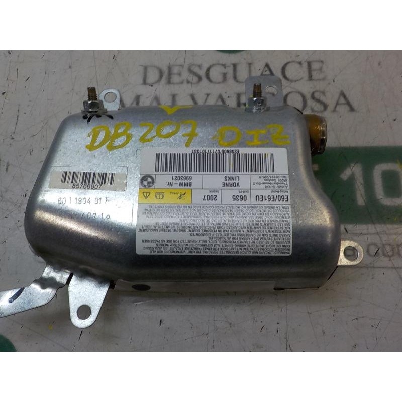 Recambio de airbag lateral delantero izquierdo para bmw serie 5 touring (e61) 520d referencia OEM IAM 72126963021 6963021 