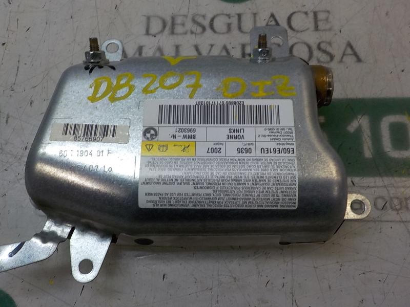 Recambio de airbag lateral delantero izquierdo para bmw serie 5 touring (e61) 520d referencia OEM IAM 72126963021 6963021 