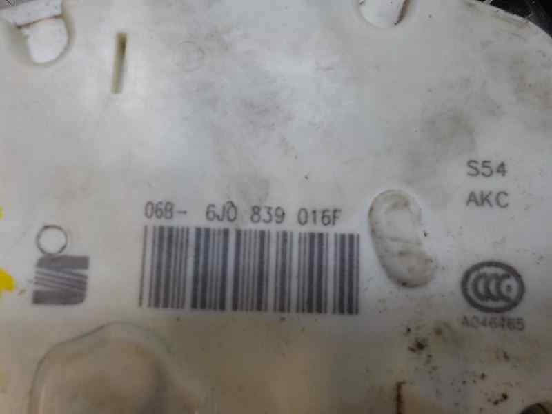Recambio de cerradura puerta trasera derecha para seat ibiza (6p1) 1.0 referencia OEM IAM 6J0839016F 6J0839016F 