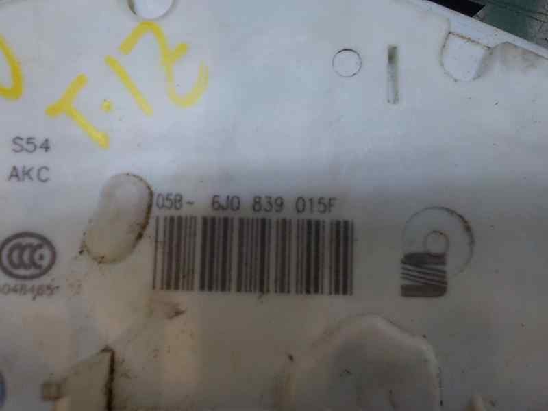 Recambio de cerradura puerta trasera izquierda para seat ibiza (6p1) 1.0 referencia OEM IAM 6J0839015F 6J0839015F 