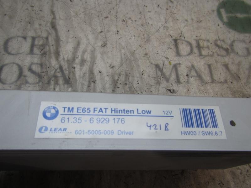 Recambio de modulo electronico para bmw serie 7 (e65/e66) 730d referencia OEM IAM 61356964142 61356929176 