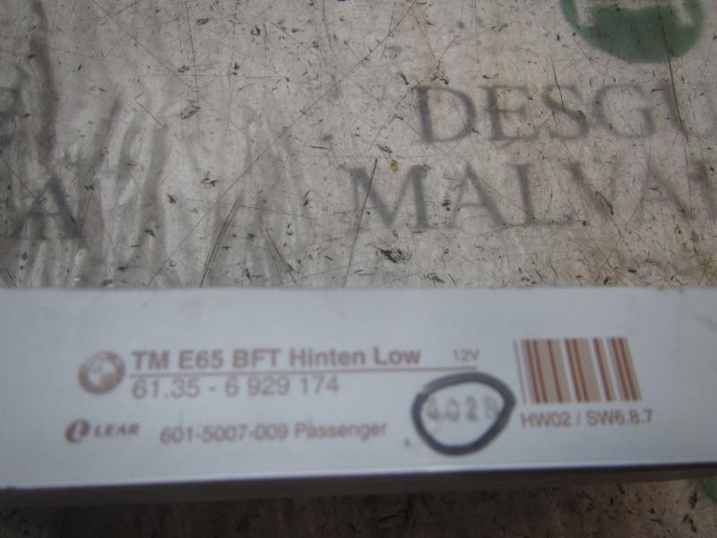 Recambio de modulo electronico para bmw serie 7 (e65/e66) 730d referencia OEM IAM 61356964140 61356929174 