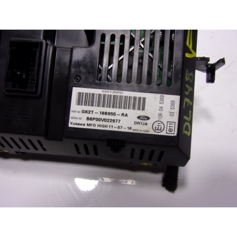 Recambio de pantalla multifuncion para ford ka+ 1.2 ti-vct cat referencia OEM IAM  GK2T18B955RA 