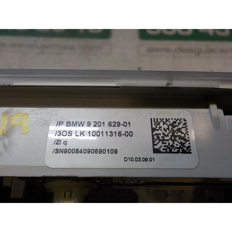 Recambio de piloto interior para bmw serie 3 berlina (e90) 2.0 turbodiesel cat referencia OEM IAM 61319201629  