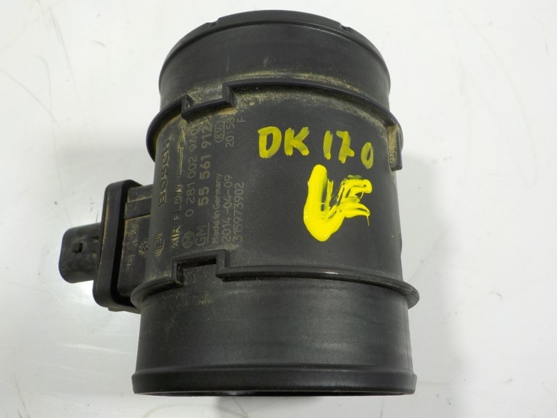 Recambio de caudalimetro para opel astra j lim. 1.7 16v cdti referencia OEM IAM 55561912 55561912 0281002940