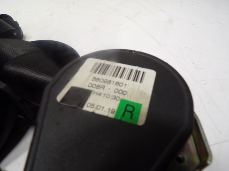 Recambio de cinturon seguridad delantero derecho para volkswagen touareg (7la) tdi r5 referencia OEM IAM 7L0857706HHCP 560981601